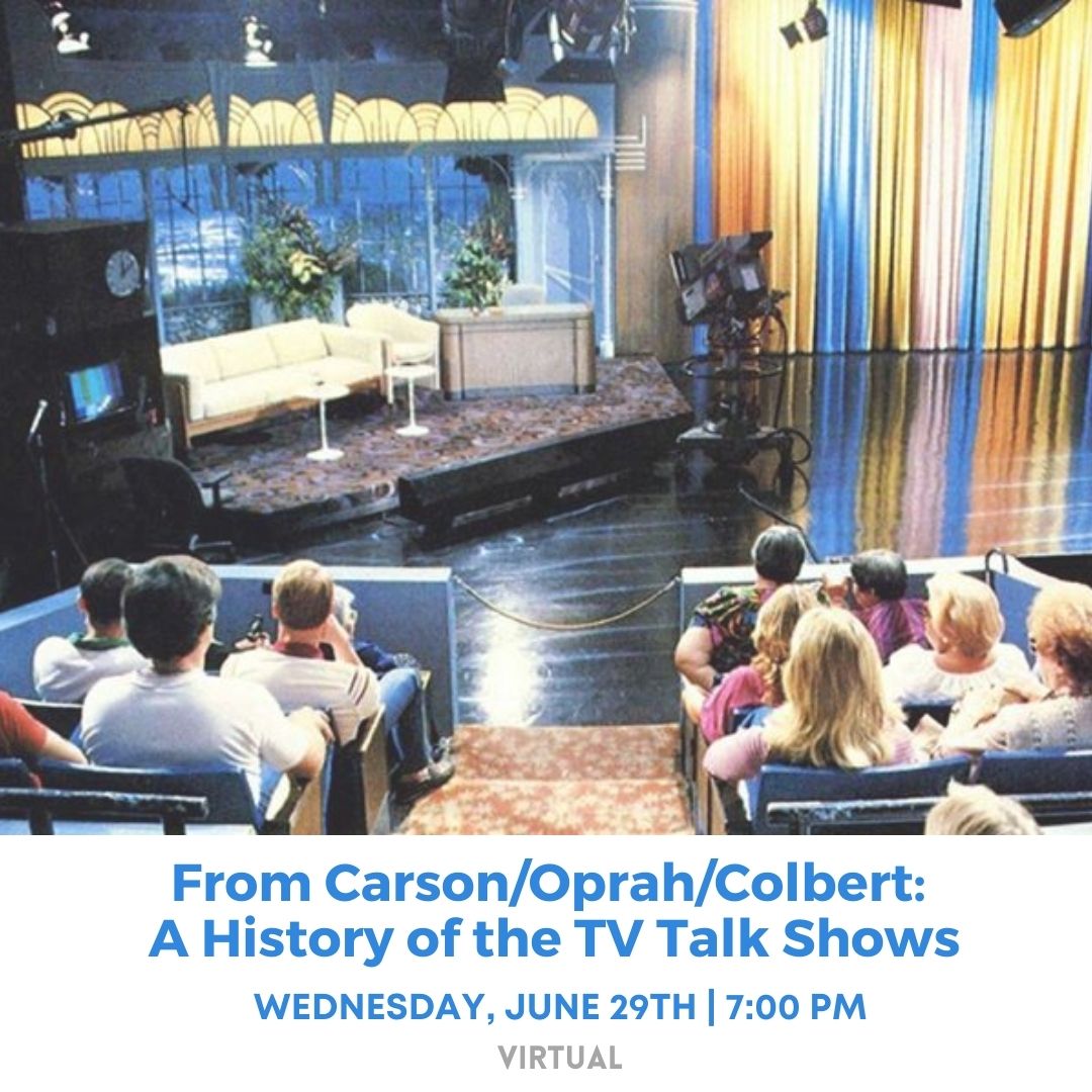 From Carson/Oprah/Colbert:  A History of the TV Talk Shows