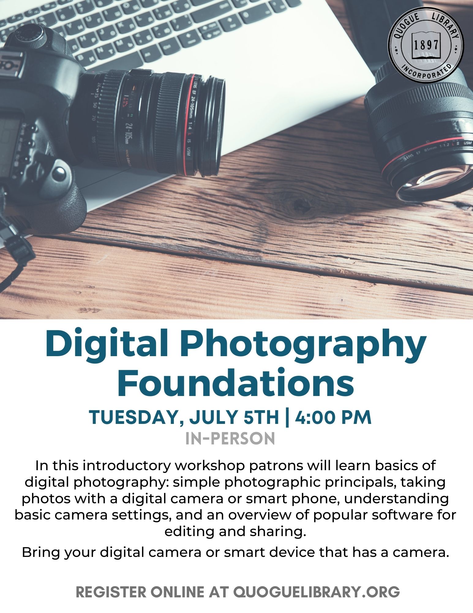 Digital photography foundations