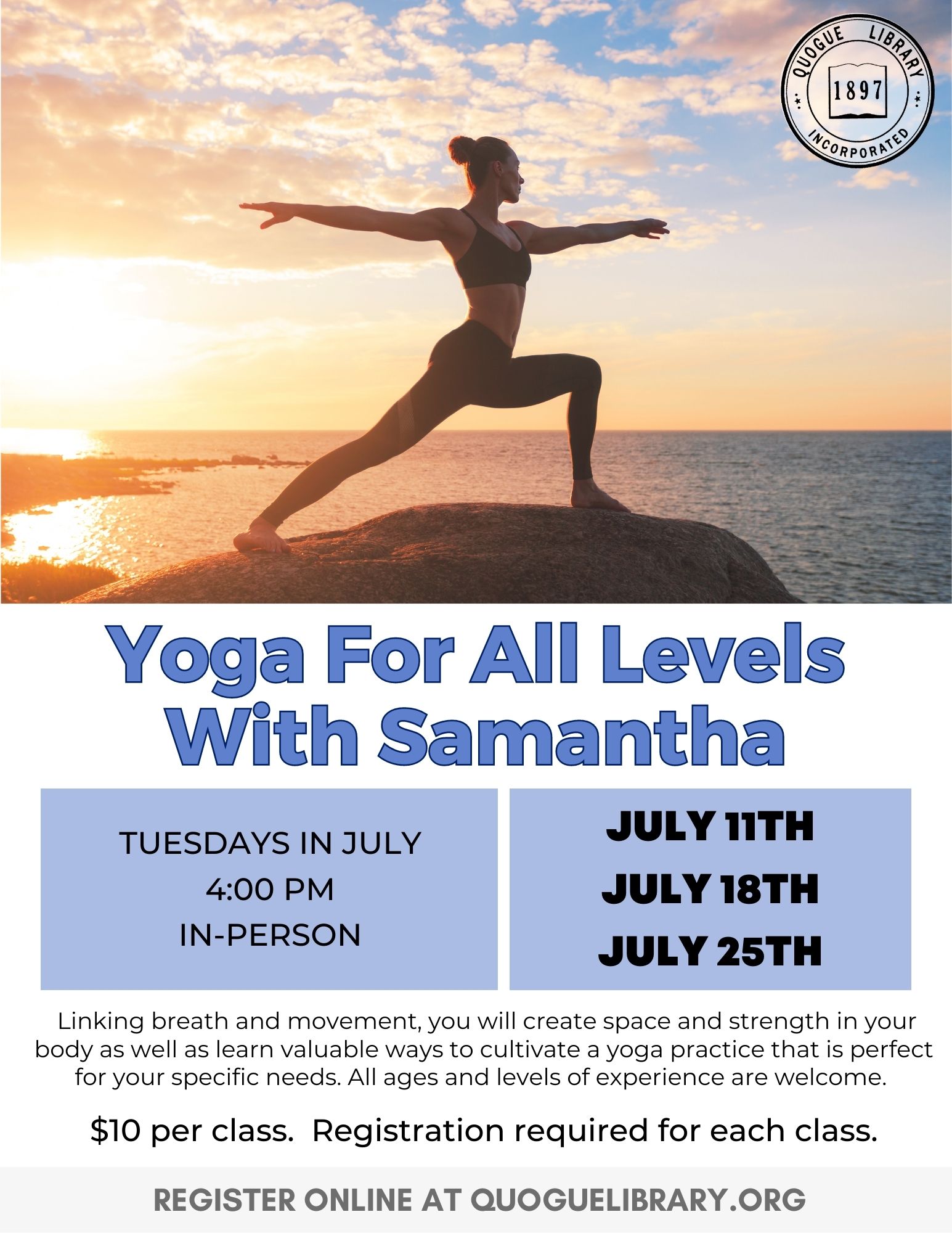 Yoga for All Levels with Samantha
