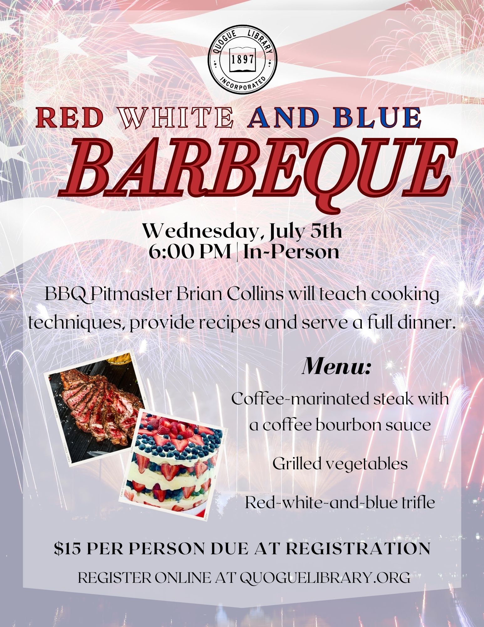Red White and Blue Barbeque 