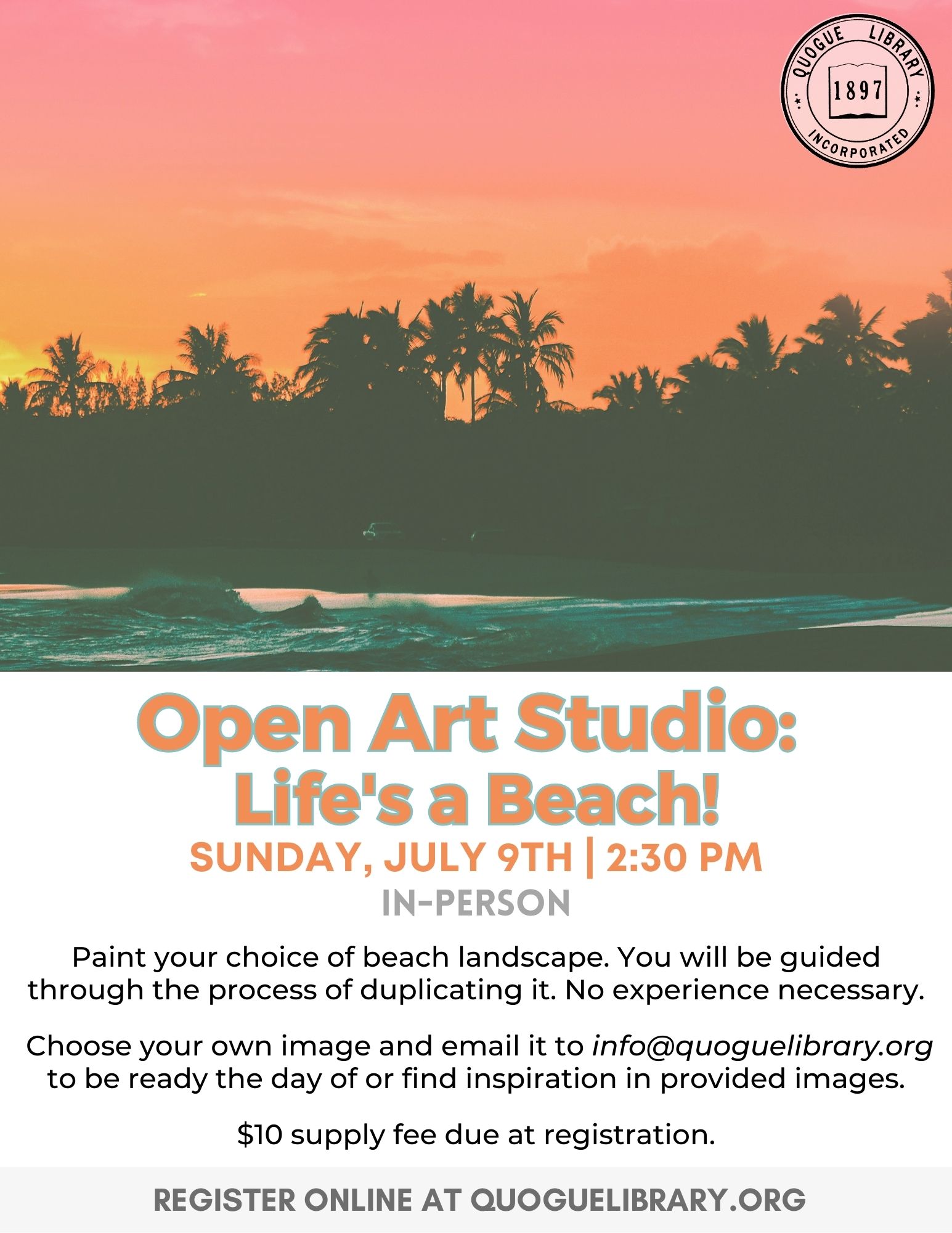 Open Art Studio: Life's a Beach!