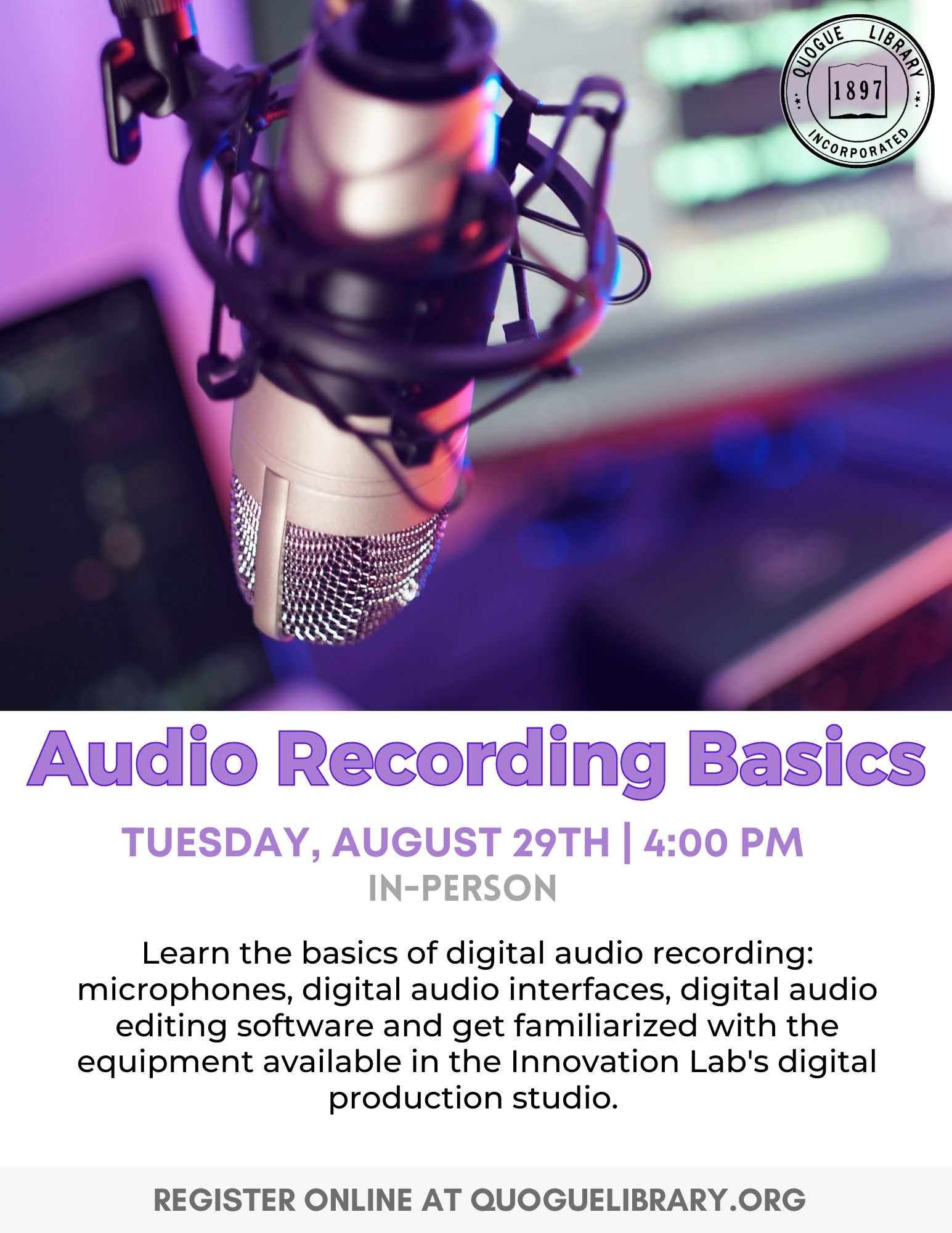 Audio Recording Basics