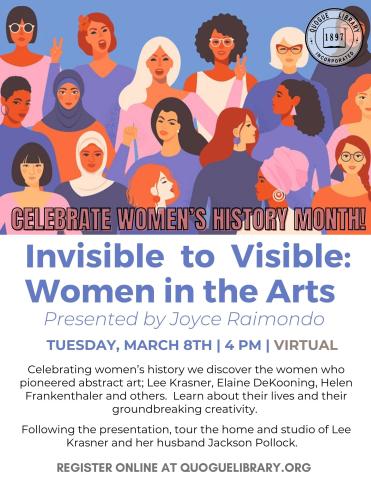 Invisible to Visible - Women in the Arts