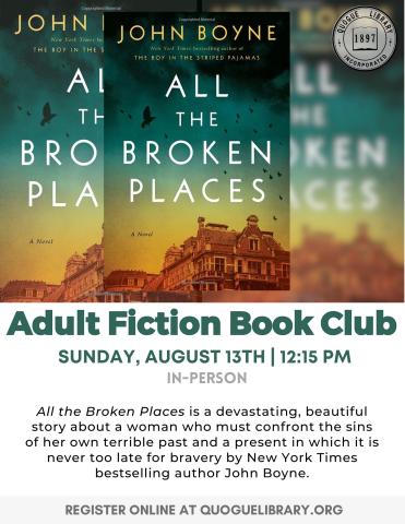 Adult Fiction Book Club