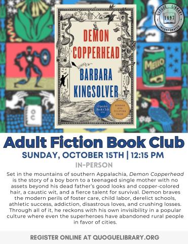 Adult Fiction Book Club