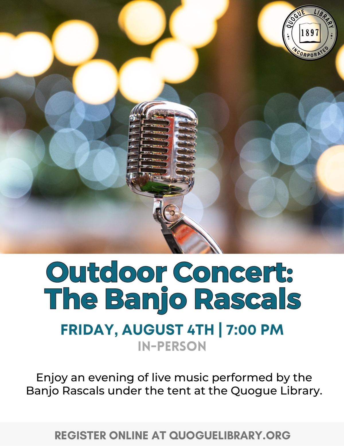 Outdoor Concert: The Banjo Rascals